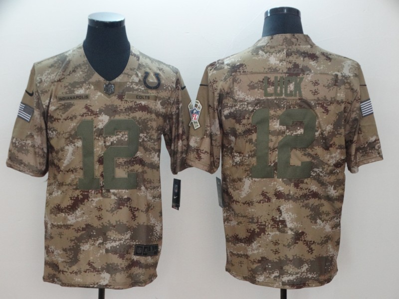 Men's Indianapolis Colts Andrew Luck Camouflage Jersey